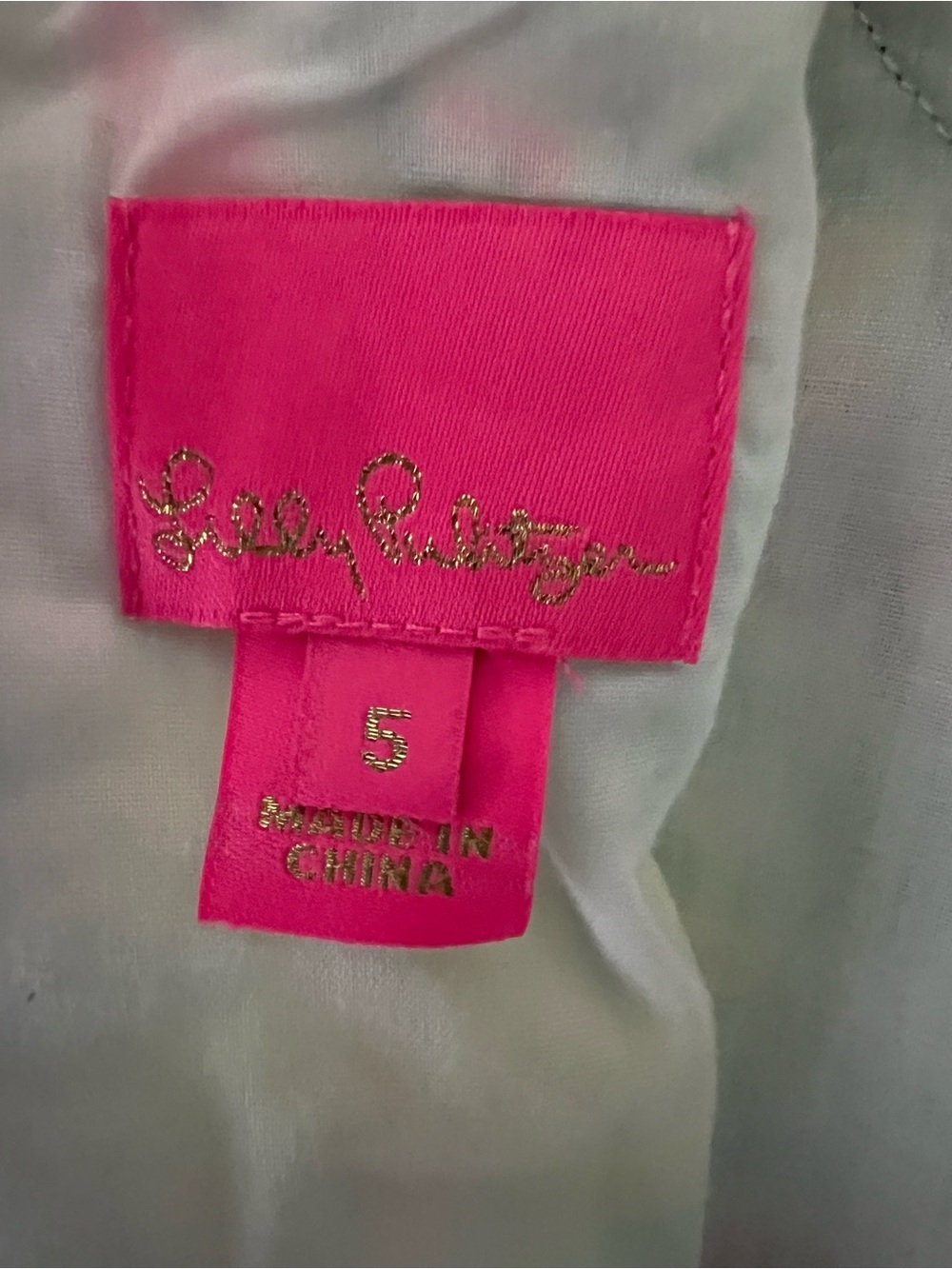 Lilly Pulitzer | Girls Pink Tropical Print Sleeveless Dress #004455 Size 5 - Picture 8 of 13